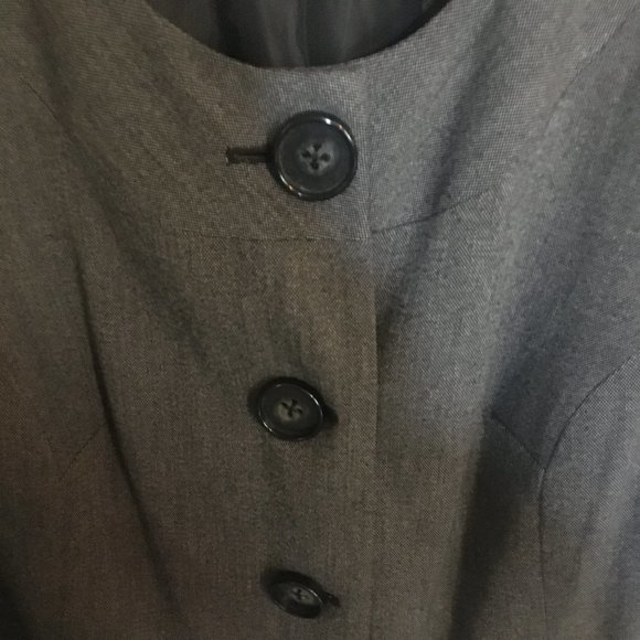 Apt 9 Grey Blazer with 3/4 sleeve - Picture 2 of 4